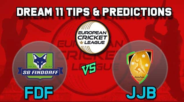 Dream11 Team SG Findorff vs JCC Brescia Group B European Cricket League-T10 – Cricket Prediction Tips For Today’s T10 Match FDF vs JJB at La Manga Club