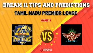 Dream11 Team Siechem Madurai Panthers vs Tuti Patriots Match 3 TNPL – Cricket Prediction Tips For Today’s T20 Match MAD vs TUT at NPR College Ground, Dindigul