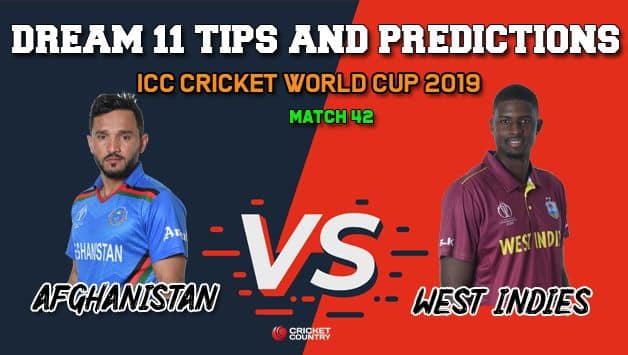 AFGH vs WI Dream11 Prediction, Cricket World Cup 2019, Match 42: Best Playing XI Players to Pick for Today’s Match between Afghanistan and West Indies at 3 PM