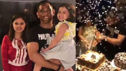 MS Dhoni’s birthday celebrations with Hardik Pandya, Rishabh Pant, Sakshi and Ziva