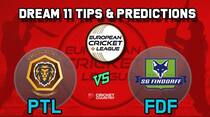 Dream11 Team PTL vs FDF Group B European Cricket League-T10 – Cricket Prediction Tips For Today’s T10 Match St. Petersburg Lions vs SG Findorff at La Manga Club