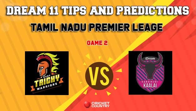 Dream11 Team Ruby Trichy Warriors vs Idream Karaikudi Kaalai Match 2 TNPL – Cricket Prediction Tips For Today’s T20 Match RUB vs KAR at NPR College Ground, Dindigul