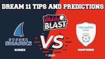 Dream11 Team Sussex vs Hampshire South Group VITALITY T20 BLAST ENGLISH T20 BLAST – Cricket Prediction Tips For Today’s T20 Match SUS vs HAM at Nottingham