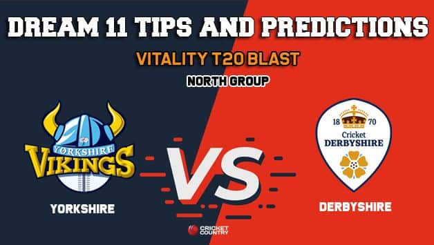 Yorkshire vs Derbyshire Dream11 Team, YOR vs DER - Check My Dream11 Team, Best players list of today's match, Yorkshire vs Derbyshire Dream11 Team Player List, YOR vs DER Dream11 Team Player List, Derbyshire Dream11 Team Player List, Yorkshire Dream11 Team Player List,Dream11 Guru Tips, Online Cricket Tips, North Group Vitality T20 Blast, Online Cricket Tips - Vitality T20 Blast, Cricket Tips And Predictions - North Group, Yorkshire, Derbyshire, Derbyshire vs Yorkshire, Vitality T20 Blast