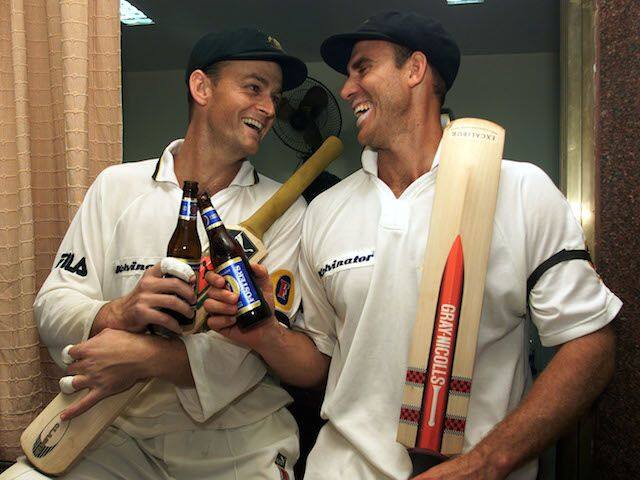 Adam Gilchrist and Matthew Hayden