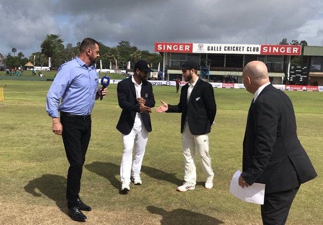 Galle Test LIVE: New Zealand play three spinners and bat, Sri Lanka leave out Dinesh Chandimal