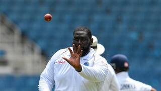 An even day, the bowlers put in the hard yards: Rahkeem Cornwall