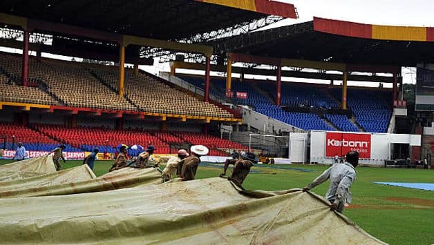 Bengaluru cricket rain covers