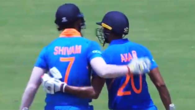 1st unofficial ODI: Dube, Axar fifties power India A to 327/6 vs South Africa A