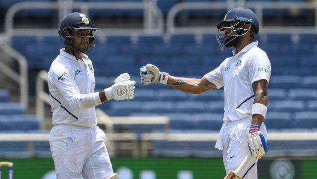 2nd Test: Kohli, Agarwal half-centuries help India consolidate