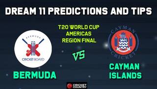 BER vs CAY Dream11 Team Bermuda vs Cayman Islands, ICC Men’s T20 World Cup Americas Region Final – Cricket Prediction Tips For Today’s Match BER vs CAY at Sandys Parish