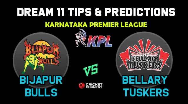 BIJ vs BT Dream11 Team Bijapur Bulls vs Bellary Tuskers KPL 2019 Karnataka Premier League – Cricket Prediction Tips For Today’s T20 Match at Bengaluru