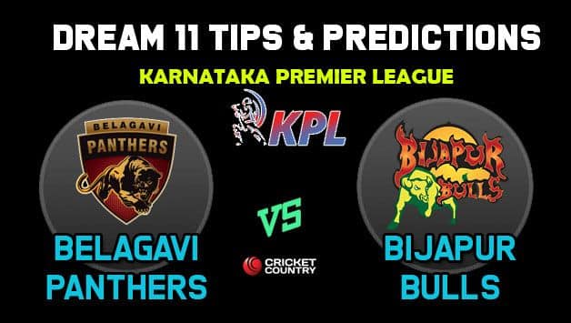 BP vs BIJ Dream11 Team Belagavi Panthers vs Bijapur Bulls KPL 2019 Karnataka Premier League – Cricket Prediction Tips For Today’s T20 Match at Mysore
