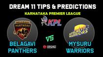 BP vs MW Dream11 Team Belagavi Panthers vs Mysuru Warriors KPL 2019 Karnataka Premier League – Cricket Prediction Tips For Today’s T20 Match at Bengaluru