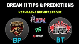 BP vs BT Dream11 Team Belagavi Panthers vs Bellary Tuskers KPL 2019 Karnataka Premier League – Cricket Prediction Tips For Today’s T20 Match at Bengaluru