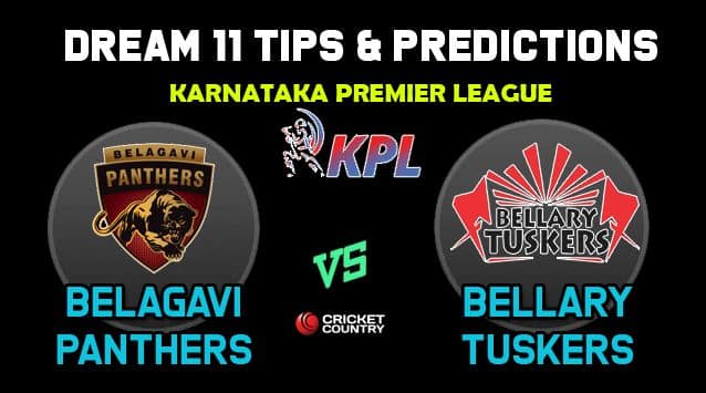 BP vs BT Dream11 Team Belagavi Panthers vs Bellary Tuskers KPL 2019 Karnataka Premier League – Cricket Prediction Tips For Today’s T20 Match at Mysore
