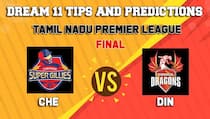 CHE vs DIN Dream11 Team Chepauk Super Gillies vs Dindigul Dragons Final TNPL 2019 TAMIL NADU T20 – Cricket Prediction Tips For Today’s T20 Match at Chennai