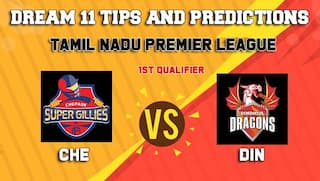 Dream11 Team Chepauk Super Gillies vs Dindigul Dragons Ist Qualifier TNPL 2019 TAMIL NADU T20 – Cricket Prediction Tips For Today’s T20 Match CHE vs DIN at Tirunelveli