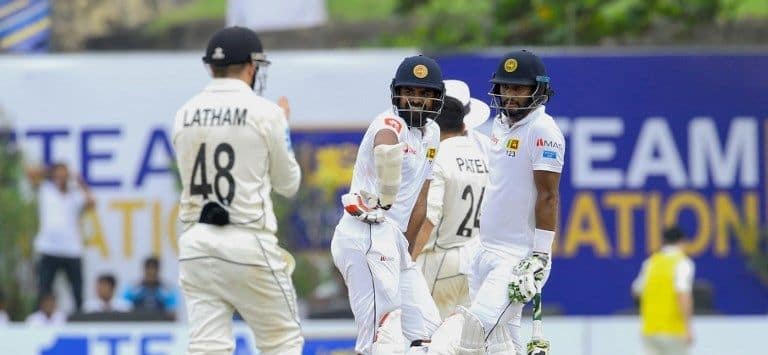 Sri Lanka solid in chase on 268 to win 1st Test