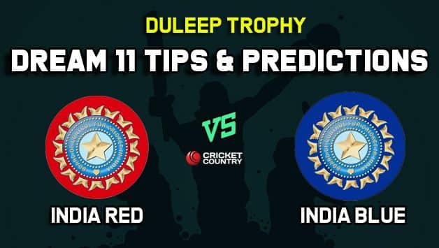 IN-R vs IN-B Dream11 Team India Red vs India Blue Duleep Trophy 2019 – Cricket Prediction Tips For Today’s Match at Bengaluru