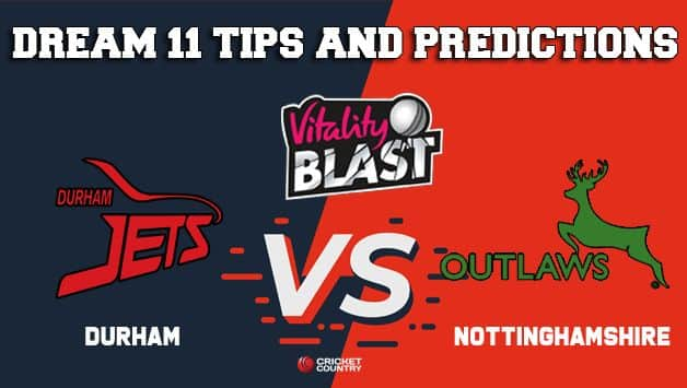 Durham vs Nottinghamshire Dream11 Team, DUR vs NOT - Check My Dream11 Team, Best players list of today's match, Durham vs Nottinghamshire Dream11 Team Player List, DUR vs NOT Dream11 Team Player List, Nottinghamshire Dream11 Team Player List, Durham Dream11 Team Player List,Dream11 Guru Tips, Online Cricket Tips, North Group VITALITY T20 BLAST ENGLISH T20 BLAST, Online Cricket Tips - VITALITY T20 BLAST ENGLISH T20 BLAST, Cricket Tips And Predictions - North Group, Durham, Nottinghamshire, Nottinghamshire vs Durham, VITALITY T20 BLAST ENGLISH T20 BLAST