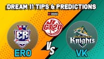 Dream11 Team Edmonton Royals vs Vancouver Knights Match 11 GT20 CANADA 2019 GLOBAL T20 CANADA – Cricket Prediction Tips For Today’s T20 Match ERO vs VK at Brampton