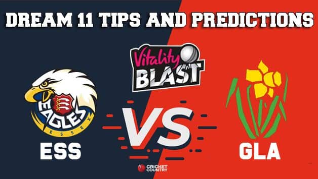 Dream11 Team Essex vs Glamorgan Match T20 BLAST 2019 – Cricket Prediction Tips For Today’s T20 Match ESS vs GLA at Cardiff