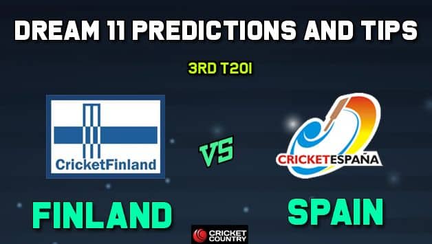 FIN vs SPA Dream11 Team 3rd T20I Spain vs Finland T20I – Cricket Prediction Tips For Today’s T20I Match Finland vs Spain at Kerava