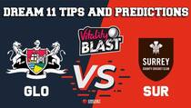 Dream11 Team Gloucestershire vs Surrey South Group VITALITY T20 BLAST ENGLISH T20 BLAST – Cricket Prediction Tips For Today’s T20 Match GLO vs SUR at London