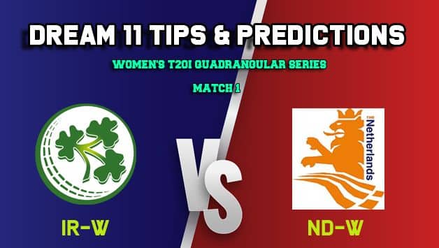 Dream11 Team Ireland women vs Netherlands women Match WOMEN’S T20I QUADRANGULAR SERIES 2019 – Cricket Prediction Tips For Today’s T20 Match IR-W vs ND-W at Deventer
