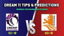 Dream11 Team Scotland women vs Netherlands women Match WOMEN’S T20I QUADRANGULAR SERIES 2019 – Cricket Prediction Tips For Today’s T20 Match SC-W vs ND-W at Deventer