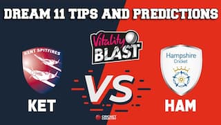 Dream11 Team Kent vs Hampshire South Group VITALITY T20 BLAST ENGLISH T20 BLAST – Cricket Prediction Tips For Today’s T20 Match KET vs HAM at Beckenham