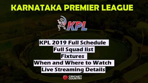Karnataka Premier League 2019 Full Schedule: KPL Timings in IST, Teams Squad, When and Where to Watch Live Streaming Details, Fixtures