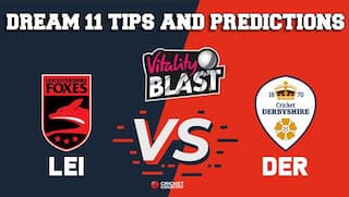 Dream11 Team Leicestershire vs Derbyshire North Group VITALITY T20 BLAST ENGLISH T20 BLAST – Cricket Prediction Tips For Today’s T20 Match LEI vs DER at Derby