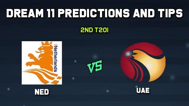 Dream11 Team UAE vs Netherlands 2nd T20I– Cricket Prediction Tips For Today’s T20 Match UAE vs NED at Amstelveen