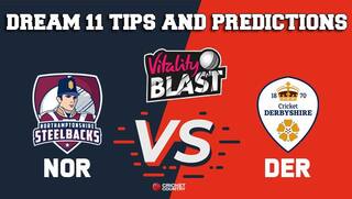 Dream11 Team Northamptonshire vs Derbyshire Match T20 BLAST 2019 2019 T20 Blast – Cricket Prediction Tips For Today’s T20 Match WAS vs WOR at Derby