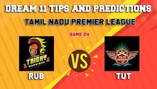 Dream11 Team Ruby Trichy Warriors vs TUTI Patriots Match 24 TNPL 2019 TAMIL NADU T20 – Cricket Prediction Tips For Today’s T20 Match RUB vs TUT at Dindigul
