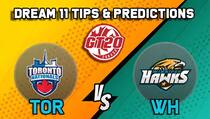 Dream11 Team Toronto Nationals vs Winnipeg Hawks Eliminator GT20 CANADA 2019 GLOBAL T20 CANADA – Cricket Prediction Tips For Today’s T20 Match TOR vs WH at Ontario