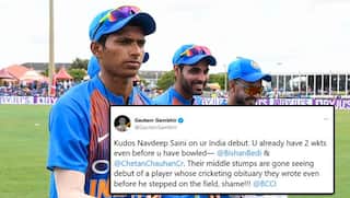 Gautam Gambhir takes a dig at Bishan Bedi, Chetan Chauhan as Navdeep Saini debuts for India