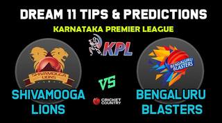 SL vs BB Dream11 Team Shivamogga Lions vs Bengaluru Blasters KPL 2019 Karnataka Premier League – Cricket Prediction Tips For Today’s T20 Match at Bengaluru