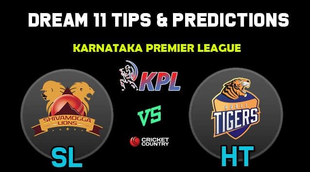 SL vs HT Dream11 Team Shivamogga Lions vs Hubli Tigers KPL 2019 Karnataka Premier League – Cricket Prediction Tips For Today’s T20 Match at Bengaluru
