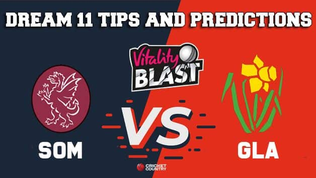 Somerset vs Glamorgan Dream11 Team, SOM vs GLA - Check My Dream11 Team, Best players list of today's match, Somerset vs Glamorgan Dream11 Team Player List, SOM vs GLA Dream11 Team Player List, Glamorgan Dream11 Team Player List, Somerset Dream11 Team Player List,Dream11 Guru Tips, Online Cricket Tips, South Group VITALITY T20 BLAST ENGLISH T20 BLAST, Online Cricket Tips - VITALITY T20 BLAST ENGLISH T20 BLAST, Cricket Tips And Predictions - South Group, Somerset, Glamorgan, Glamorgan vs Somerset, VITALITY T20 BLAST ENGLISH T20 BLAST