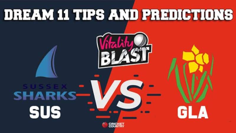 Check Dream11 Team Sussex vs Glamorgan South Group VITALITY T20 BLAST ENGLISH T20 BLAST – Cricket Prediction Tips For Today’s T20 Match SUS vs GLA on August 6.