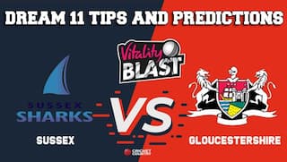 Dream11 Team Sussex vs Gloucestershire South Group VITALITY T20 BLAST ENGLISH T20 BLAST – Cricket Prediction Tips For Today’s T20 Match SUS vs GLO at Hove
