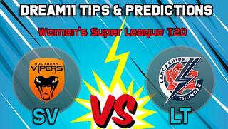 SV vs LT Dream11 Team Southern Vipers vs Lancashire Thunder, Women’s Super League T20– Cricket Prediction Tips For Today’s match at Hove