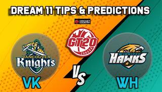 Dream11 Team Vancouver Knights vs Winnipeg Hawks MATCH 17 Global T20 Canada – Cricket Prediction Tips For Today’s T20 Match VK vs WH at Ontario