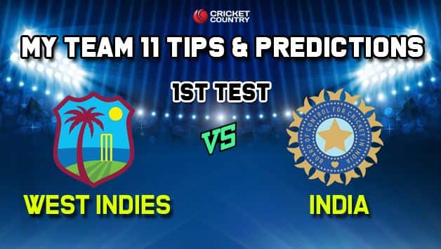 IND vs WI My Team 11 Team India vs West Indies, 1st Test – Cricket Prediction Tips For Today’s Match IND vs WI at Antigua