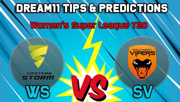 Dream11 Team Western Storm vs Southern Vipers, Women’s Super League T20– Cricket Prediction Tips For Today’s match WS vs SV at Southampton
