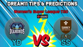 Dream11 Team Yorkshire Diamonds vs Surrey Stars Match 18 KSL 2019 KIA SUPER LEAGUE T20 – Cricket Prediction Tips For Today’s T20 Match YD vs SS at Guildford