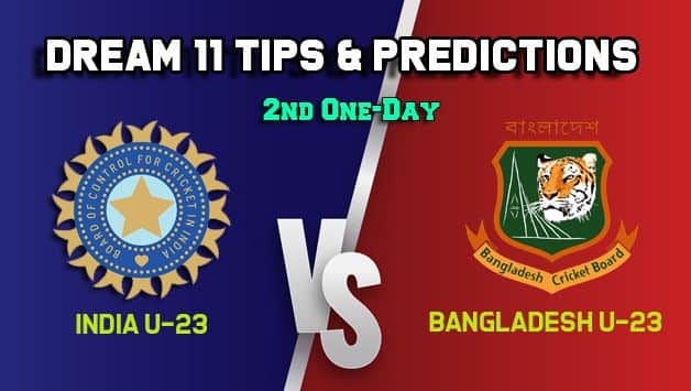 IN-U23 vs BN-U23 Dream11 Team India U-23 vs Bangladesh U-23, 2nd One-Day– Cricket Prediction Tips For Today’s match at Lucknow